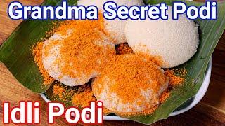 Idli Podi Recipe  Idli Milagai Podi - Magic Gun Powder - Grandma Secret - Side Dish for Idli Dosa