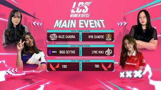 VALORANT LCS WOMEN BATTLE BIGG SCYTHE vs NYB CHAOTIC  Tournament Valorant Indonesia