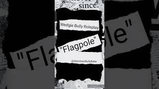 Wedgie Bully Roleplay Flagpole