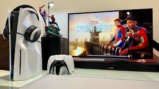Sony PS5 Slim and LG UltraGear Oled Gaming Monitor Unboxing+Setup @THESMG87