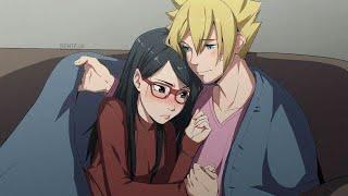 Boruto X Sarada   sarada loves boruto  borusara texting story   boruto adult reacts boruto