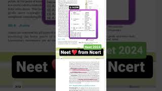 NEET 2024 Question From NCERTNEET 2024 Question review #neetshortvideos #neetug2024 #shorts #viral