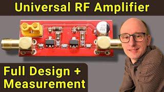 Simple Universal RF Amplifier PCB Design - From Schematic to Measurements