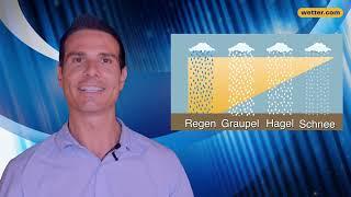 Die 4 Niederschlagsarten - Der Unterschied zwischen Graupel und Hagel