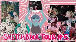 Sketchbook Tour 5 - This book is falling apart 