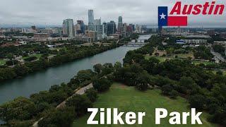 Zilker Park Austin Texas - Drone Flight 2020