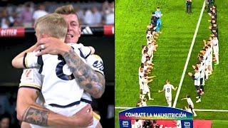 Toni Kroos Emotional Real Madrid Farewell at Santiago Bernabeu   Guard of Honour  Fans Reaction