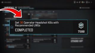 *EASY * Get 30 HEADSHOT KILLS With RECOMMENDED LMGs In MW3