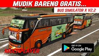 Rombongan Bus Mudik Gratis Bersama Tunggal Jaya Saturn Reborn  Bus Simulator X - Multiplayer
