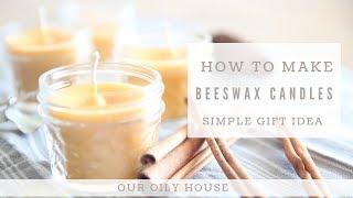 Easiest Beeswax Candle Recipe  How to Make a Beeswax Candle