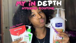 my IN DEPTH feminine hygiene routine ︎  oral hygiene shower routine out of shower routine etc