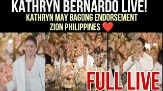 Kathryn Bernardo signing contract in Zion Philippines • full live