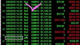 My Trading during the Stock Market Flash Crash May 6th 2010 5610