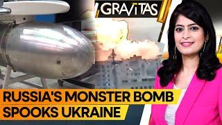 Gravitas Russias secret new bomb FAB-1500 helped capture Avdiivka  Ukraines biggest nightmare