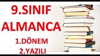 9.SINIF ALMANCA 1.DÖNEM 2.YAZILI2023