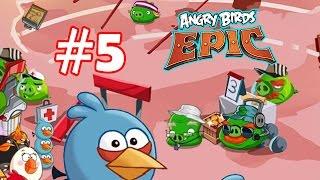 Angry Birds Epic Gameplay Part-5 Epic Sports Tournament Blues Elite Tricksters Olympic 2016