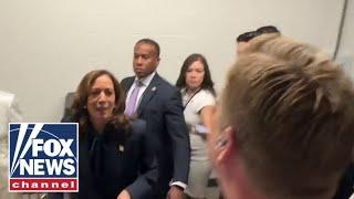 Peter Doocy presses Kamala on Fox News interview Working towards it