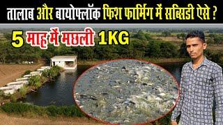 तालाब और बायोफ्लाक फिश फार्ममें सब्सिडी कैसे मिलेगा? Fish Farming Me subsidies kaise milega ?।