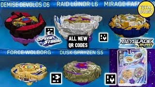 MIRAGE FAFNIR F6 RAID LUINOR L6 QR CODES  FORCE WOLBORG DUSK SPRYZEN S5 DUAL PACK QR CODES