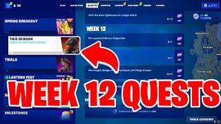 How To Complete Week 12 Quests in Fortnite - All Week 12 Challenges Fortnite Chapter 4 Season 2