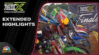 SuperMotocross Playoffs 2024 EXTENDED HIGHLIGHTS Round 1 Charlotte  9723  Motorsports on NBC