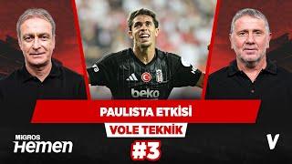 Beşiktaş rakip yarı alana doğru yerleşiyor  Önder Özen Metin Tekin  VOLE Teknik #3