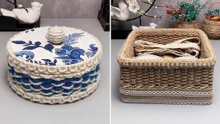 Creative DIY Home Decor Ideas with Paper Fabric and Rope  Easy Craft Tutorials