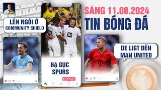 TIN BÓNG ĐÁ 118 MAN CITY LÊN NGÔI Ở COMMUNITY SHIELD BAYERN HẠ GỤC SPURS DE LIGT ĐẾN MAN UNITED