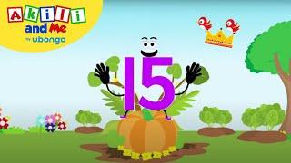 Get to Know Numbers 11 to 15  Numbers & Shapes with Akili and Me  African Educational Cartoons