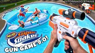 NERF GUN GAME  SUPER SOAKER 9.0 Nerf First Person Shooter