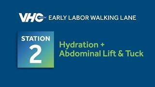 VHC Health Early Labor Walking Lanes - Labor and Delivery Route - Station 2