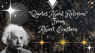 20 Einstein Quotes On Religion