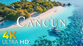 24 HOURS DRONE FILM CANCUN in 4K + Relaxation Film 4K  Nature Relaxation Ambient