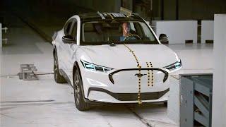 2021 Ford Mustang Mach-E Electric SUV Crash Test   