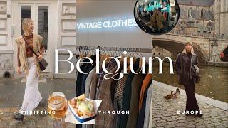 Thrifting through Europe with Eurail  Pt2. BELGIUM