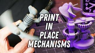 9 Satisfying 3D Print TimeLapses Of Mechanisms Ender 3 and Kingroon KP3S 3D Printer