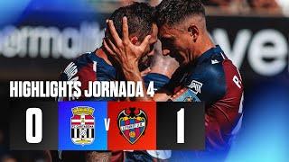 J4 Hightlights del partido FC Cartagena 0-1 Levante UD  LaLiga Hypermotion 202425