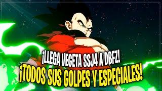 Sus GOLPES y ESPECIALES son INCREÍBLES VEGETA SSJ4 LLEGA a DRAGON BALL FIGHTERZ Mod