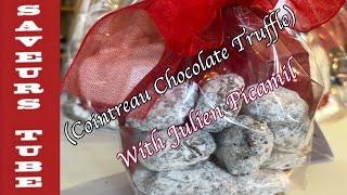 How to make Cointreau Chocolate Truffle with a white powder coating with The French Baker Julien