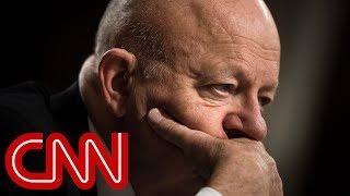 James Clapper talks to CNN moments after news of his suspicious package