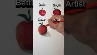 How to draw an APPLE ?  #shorts #drawing #howtodraw #tutorial