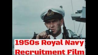 1950s ROYAL NAVY RECRUITMENT FILM   HMS RALEIGH & HMS GANGES SHORE ESTABLISHMENTS  GG43945
