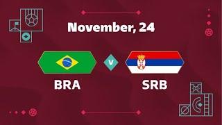 Brazil vs Serbia-World Cup 2022 - PES 2021