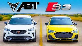 Кто победит в заезде новый Audi S3 или тюнингованный ABT Cupra?