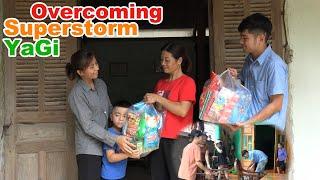 Hung and a kind woman help the people and single mother overcome the consequences of Superstorm Yagi