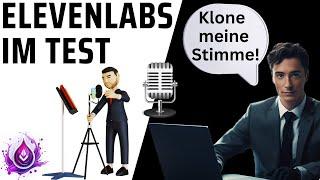 ElevenLabs im Test ️ Die eigene Stimme professionell mit KI klonen lassen deutsch