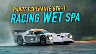 Onboard Panoz Esperante GTR-1 Racing on WET Spa - HQ V8 sound