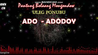 Kocak  Uleg Ponubu. ADODOY A. #PantungBolaangMongndow