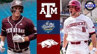 #10 Texas A&M vs #2 Arkansas  SEC Tournament Round 2 Double Elimination  2023 College Baseball