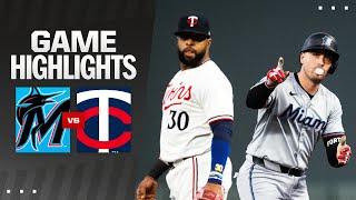 Marlins vs. Twins Game Highlights 92424  MLB Highlights